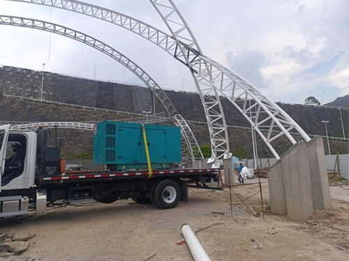 Generador diesel en proyecto industrial